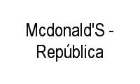 Logo Mcdonald'S - República em República