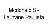Logo Mcdonald'S - Lauzane Paulista em Lauzane Paulista