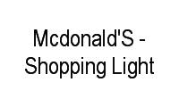 Logo Mcdonald'S - Shopping Light em República