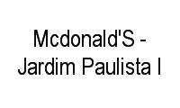 Logo Mcdonald'S - Jardim Paulista I em Bela Vista