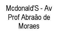 Logo Mcdonald'S - Av Prof Abraão de Moraes em Saúde