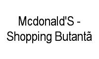 Logo Mcdonald'S - Shopping Butantã em Butantã