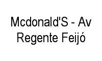 Logo Mcdonald'S - Av Regente Feijó em Vila Regente Feijó