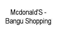 Logo Mcdonald'S - Bangu Shopping em Bangu