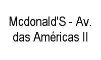 Logo Mcdonald'S - Av. das Américas II em Recreio dos Bandeirantes