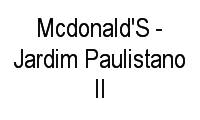Logo Mcdonald'S - Jardim Paulistano II em Itaim Bibi