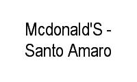 Logo Mcdonald'S - Santo Amaro em Santo Amaro