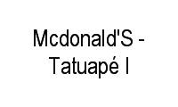Logo Mcdonald'S - Tatuapé I