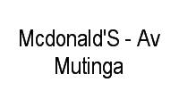 Logo Mcdonald'S - Av Mutinga em Pirituba