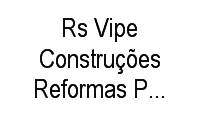 Logo Rs Vipe Construções Reformas Pinturas Gesso E Alvenaria em Vila Moraes