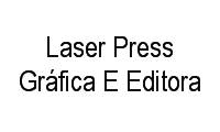 Logo Laser Press Gráfica E Editora em Água Branca