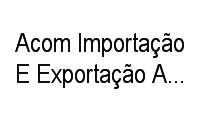Logo Acom Importação E Exportação Assessoria em Petrópolis
