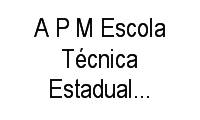Logo A P M Escola Técnica Estadual Getúlio Vargas em Ipiranga