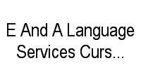 Logo E And A Language Services Curso de Idiom em Cerqueira César