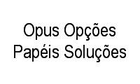 Logo Opus Opções Papéis Soluções em Cerqueira César