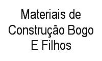 Logo Materiais de Construção Bogo E Filhos em Guanabara