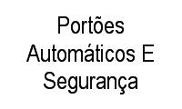 Logo Portões Automáticos E Segurança