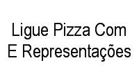 Logo Ligue Pizza Com E Representações em Batista Campos
