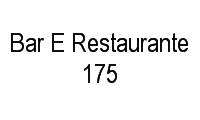 Logo Bar E Restaurante 175 em da Paz
