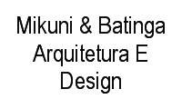 Logo Mikuni & Batinga Arquitetura E Design em Zona 7