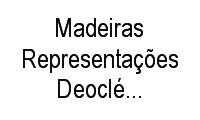 Logo Madeiras Representações Deoclécio Oliveira em Centenário