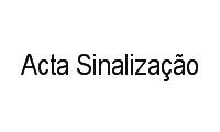 Logo Acta Sinalização em Vila Nova