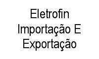 Logo Eletrofin Importação E Exportação em Boa Viagem