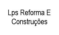 Logo Lps Reforma E Construções em Santa Tereza