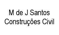 Logo M de J Santos Construções Civil em Jardim das Laranjeiras