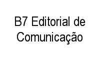 Logo B7 Editorial de Comunicação em Brooklin Paulista