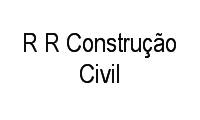 Logo R R Construção Civil em Cabreúva