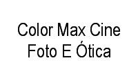 Logo Color Max Cine Foto E Ótica em Sé