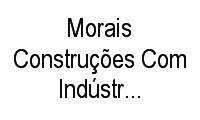 Logo Morais Construções Com Indústria Representações em Patriolino Ribeiro