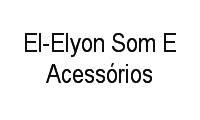 Logo El-Elyon Som E Acessórios em Pedreira