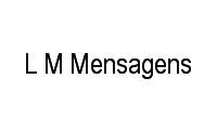 Logo L M Mensagens em Passaré