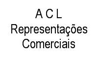 Logo A C L Representações Comerciais em Centro