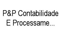 Logo P&P Contabilidade E Processamento de Dados em Patriolino Ribeiro
