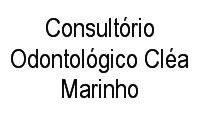 Logo Consultório Odontológico Cléa Marinho em Compensa