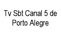 Logo Tv Sbt Canal 5 de Porto Alegre em Santa Tereza