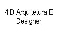 Logo 4 D Arquitetura E Designer em Parque 10 de Novembro