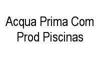 Logo Acqua Prima Com Prod Piscinas em Sítio Cercado