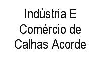 Logo Indústria E Comércio de Calhas Acorde em Pinheirinho