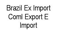 Logo Brazil Ex Import Coml Export E Import em Tingui
