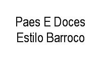 Logo Paes E Doces Estilo Barroco em Chácara Santo Antônio (Zona Sul)