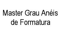 Logo Master Grau Anéis de Formatura em Umarizal