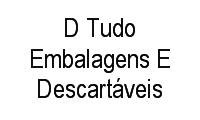 Logo D Tudo Embalagens E Descartáveis em Joaquim Távora