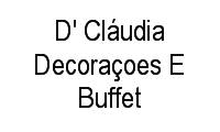 Logo D' Cláudia Decoraçoes E Buffet em São Brás
