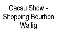 Logo Cacau Show - Shopping Bourbon Wallig em Cristo Redentor