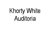 Logo Khorty White Auditoria em Moema