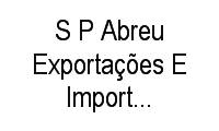 Logo S P Abreu Exportações E Importações de Componentes Ind E Serv em Geral em Cidade Nova